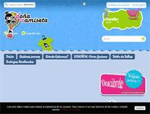 Tablet Screenshot of donacamiseta.com